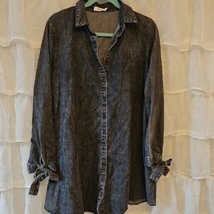 Long Sleeve Denim Dress